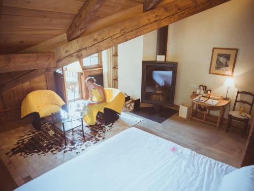 Prestige Double or Twin Room with Fireplace - La Ferme