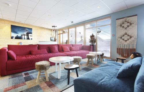 Lobby, Residence Prestige Odalys Front de Neige in La Plagne