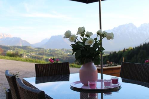 Terraza/balcón, Ferienwohnung by Josef Lanzinger in Bad Vigaun