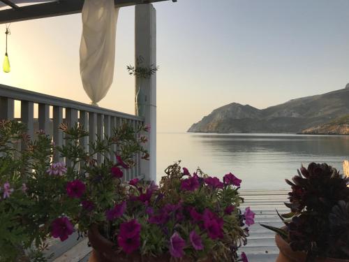  Τo Κamari, Pension in Skyros bei Linariá