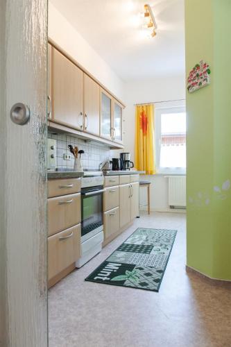 廚房, Ferienwohnung Helianthus in 阿恩施塔特