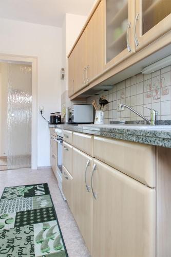 廚房, Ferienwohnung Helianthus in 阿恩施塔特