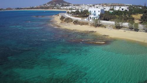 Unique Beachfront Cycladic Villa @ Agios Prokopios