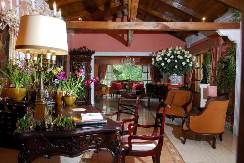 Shared lounge/TV area, La Mirage Garden Hotel & Spa in Cotacachi