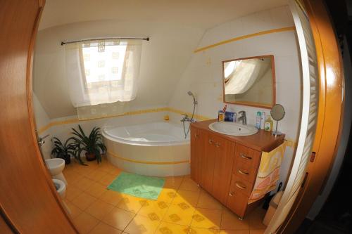 Bathroom, Apartma u Hovorku in Zupanovice