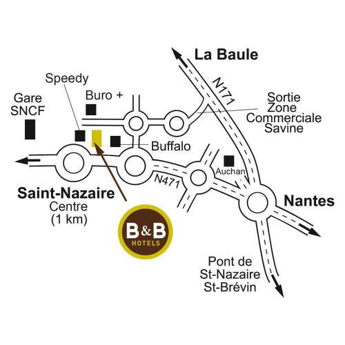 B&B Hotel Saint-Nazaire Trignac - image 10