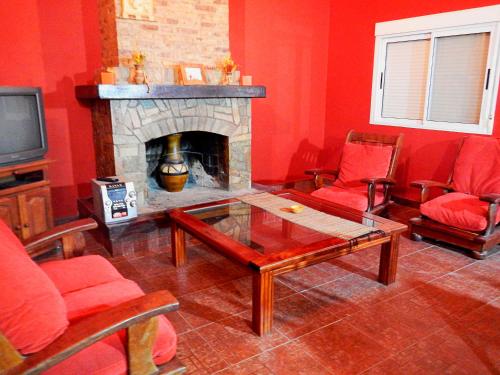 Közös társalgó / TV, Chalet para 9 personas in Monte Hermoso