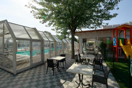 Étterem, Camping Da Giovanni in Bassana