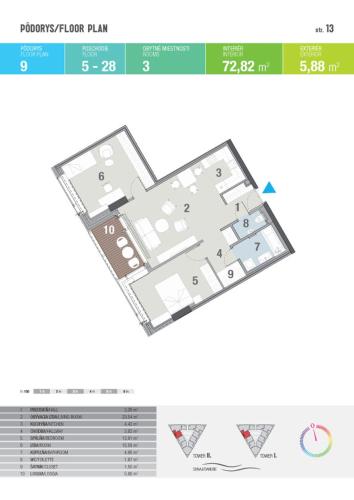 Panorama City - Spacious apartment near EUROVEA, Bratislava (photo 3)