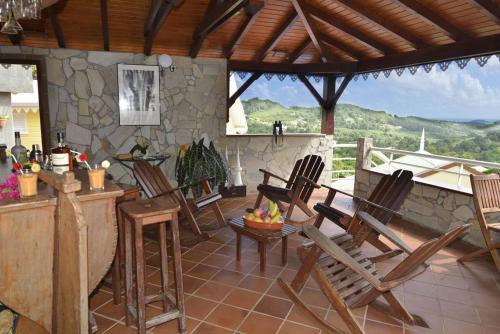 balkon/terras, Résidence Kay Mamy Zèt (Residence Kay Mamy Zet) in Le Francois