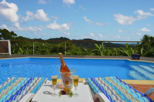 Zwembad, Résidence Kay Mamy Zèt (Residence Kay Mamy Zet) in Le Francois