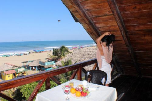 Balcony/terrace, Hotel La Vista in Canoa