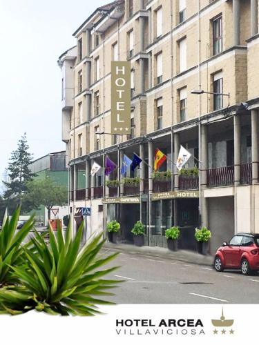 Exterior view, Hotel Arcea Villaviciosa in Villaviciosa