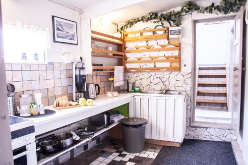 Kitchen, Fossardalur Guesthouse in Djupivogur