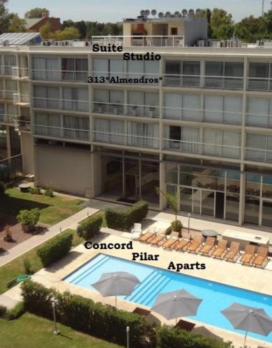 CONCORD PILAR"313 Almendros"50m2 en Suite -living y dormitorio- de 1 a 4 huéspedes