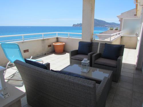  Beach front line penthouse in Altea in Altea