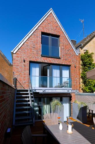 陽台/露台, Logierhaus RheintorEins in 雷斯