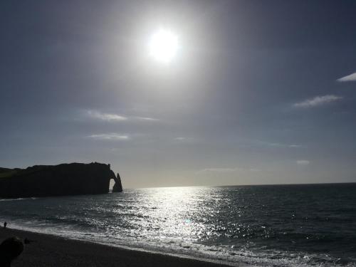 Le Noroit vue sur mer in Etretat