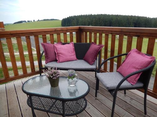 Balkons/terase, Horské Apartmány Bílý Vlk (Horske Apartmany Bily Vlk) in Václavov u Bruntálu