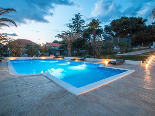 Modern apartment with large pool