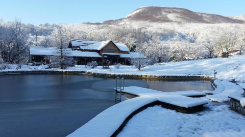 Country house with a pool in Medvednica Nature Park in ทรึนเย