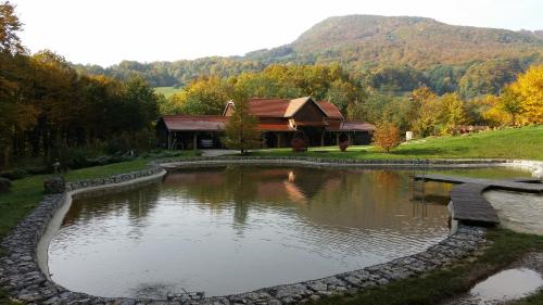 ทัศนียภาพ, Country house with a pool in Medvednica Nature Park in ทรึนเย