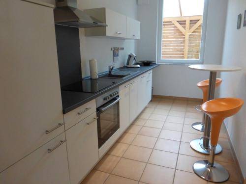 Kitchen, Ferienwohnungen an der Kimbach in Bad Konig