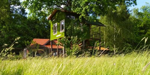 Tree house Ramona & Fairytale wooden house by Ljubljana