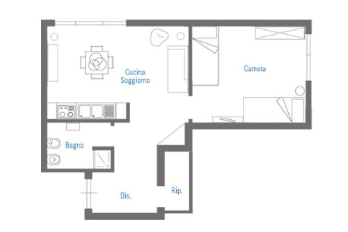 1 double bed, 1 sofa bed