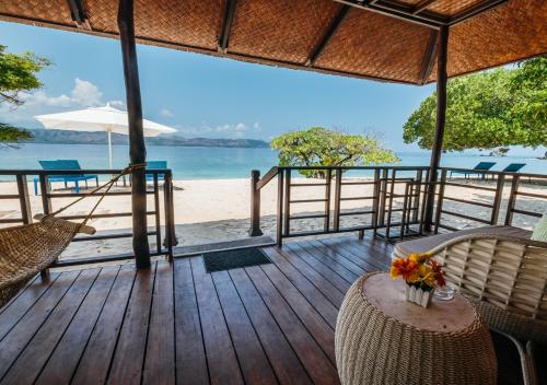 Balcony/terrace, Club Paradise Resort near Calauit Safari Park