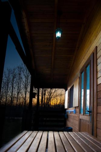 Rõdu/terrass, Cabañas Vallecino in Manzanal de los Infantes