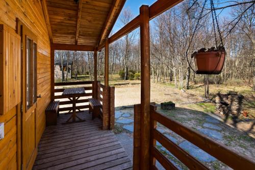 Rõdu/terrass, Cabañas Vallecino in Manzanal de los Infantes