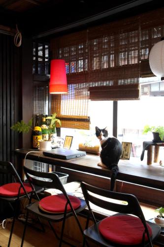 교토 시라카와 기라쿠 인 - 공용 라운지/TV 시청 구역