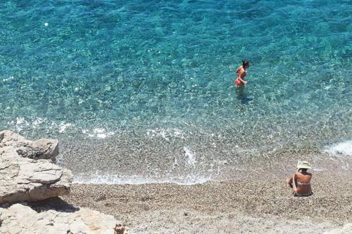 Beach, Villa Antonio in Samos Island