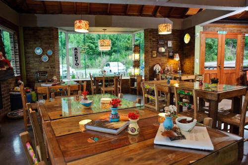 Pub/Lounge, Bina's Haus Pousada, Cafeteria e Atelier in Nova Petrópolis