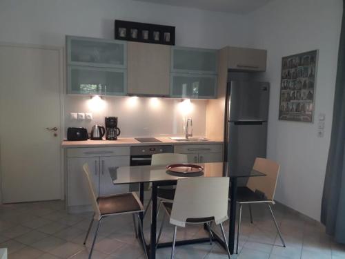 virtuve, Rododafni Bay Residences in Rododafni (Akhaia)