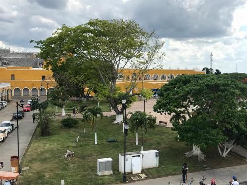 Izamal Plaza in Izamal, Mexico