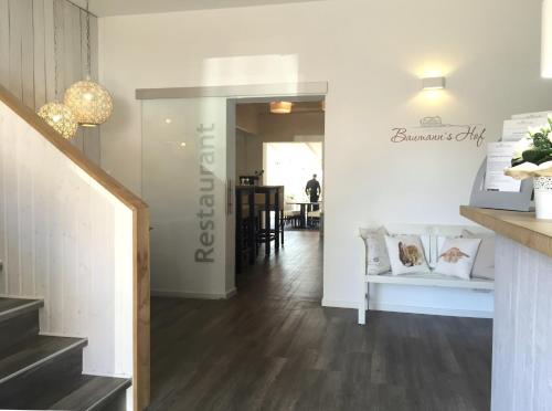 大堂, Landhotel Baumanns Hof in 基赫多夫