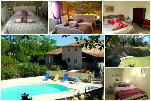 Le Mas de la Colombe chambre d'hôte Sampzon