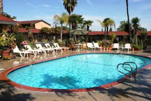 游泳池, 阿德萊德旅館 (Adelaide Inn) in 帕索羅布爾斯(CA)