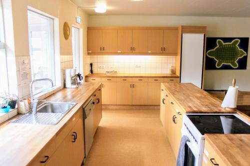 Bếp, Solheimar Eco-Village Guesthouse in Hveragerdi