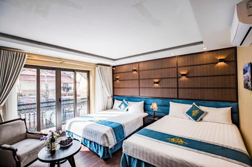 2 twin beds