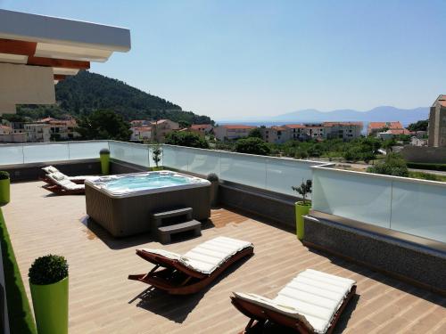 Pezsgőfürdő, Apartments Villa Katija in Drvenik