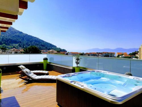 Pezsgőfürdő, Apartments Villa Katija in Drvenik