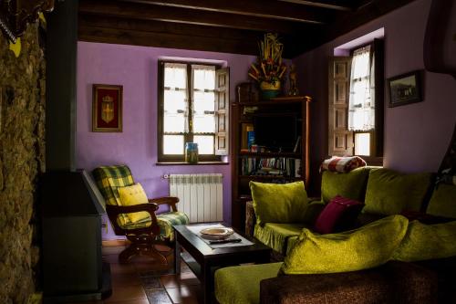 Delt lounge/TV-område, Casa Rural Peña Careses (Casa Rural Pena Careses) in Pola de Siero