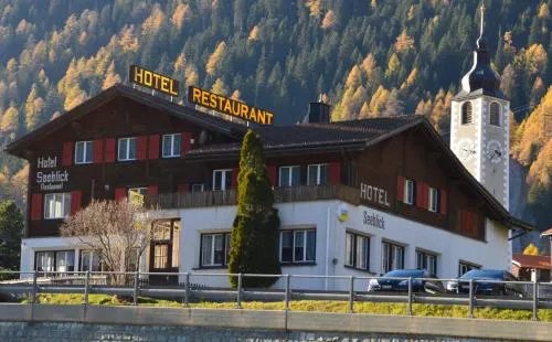Hotel Seeblick in Sufers, Schweiz