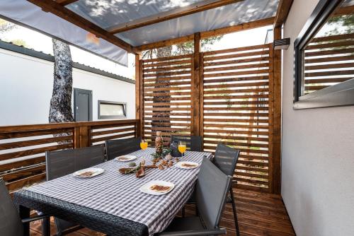 balkon/terras, Croatia Camp Mobile Homes Vodice in Vodice