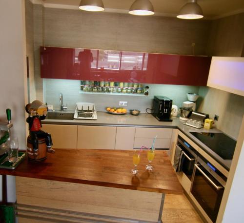 Kitchen, bibou's room Paris in Les Lilas