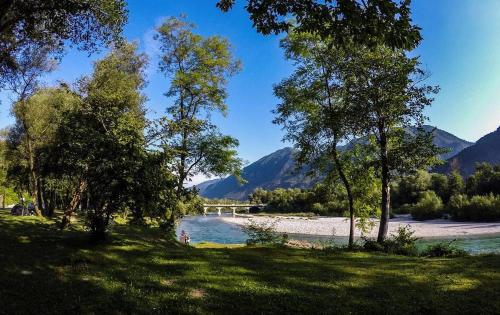 Beach, Apartments Volce in Tolmin