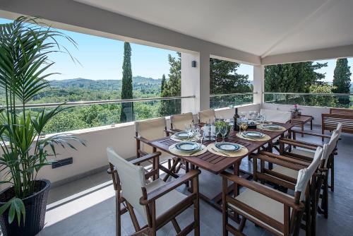 Exterior view of Gem Villa in Viros Corfu by Konnect